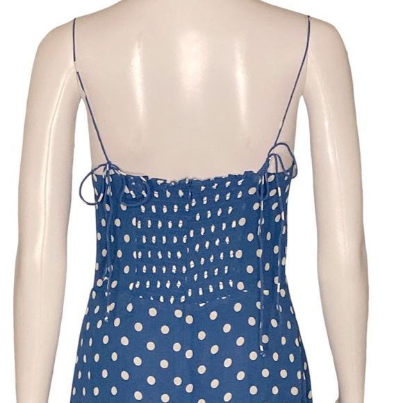 NWT Reformation Juliette Lazuli Print Dress - Sz 6 - Picture 6 of 11